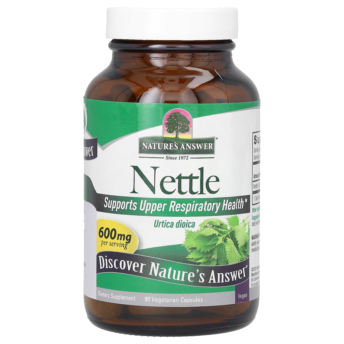 Nature's Answer, Nettle, 90 Vegetarian Capsules (300 mg per Capsule)