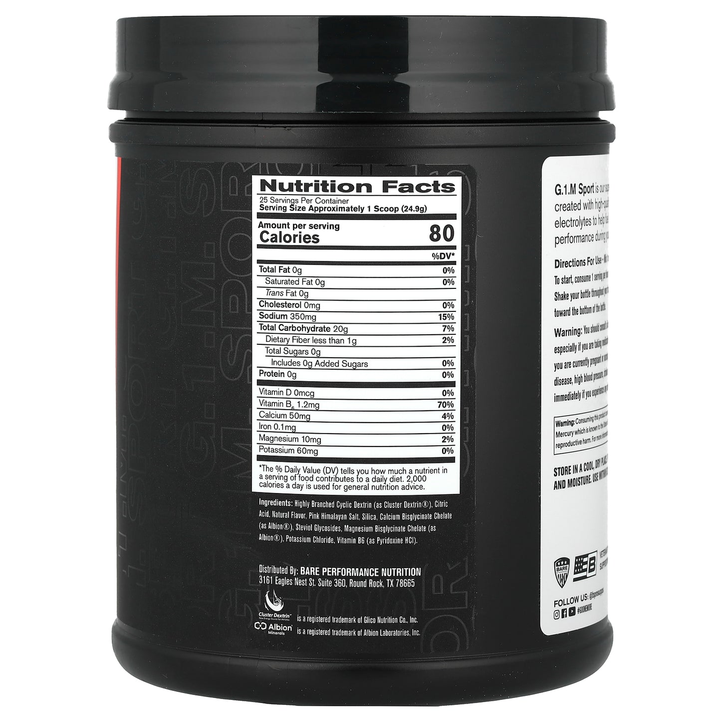 BPN, G.1.M Sport, Salted Watermelon, 1 lb 6 oz (623 g)