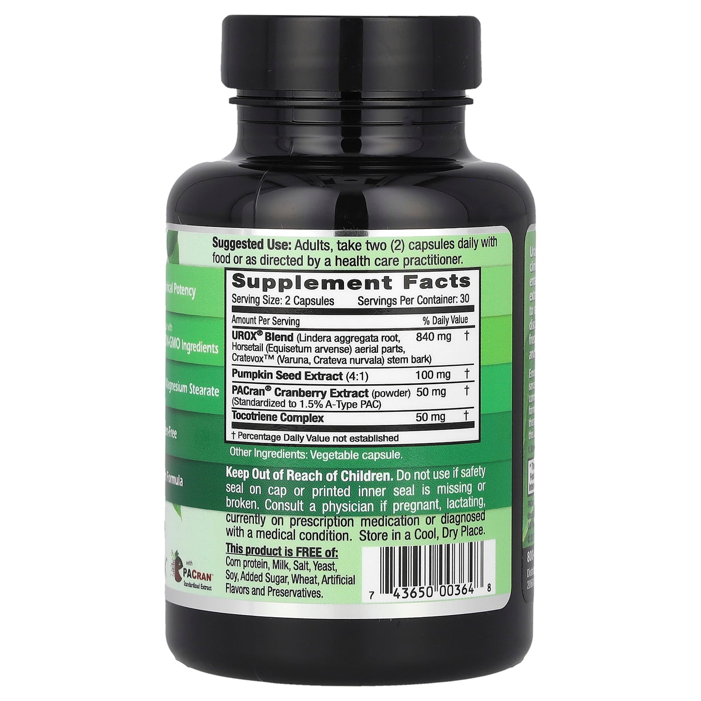 Emerald Laboratories, Bladder Health For Men & Women with Urox® Blend, 60 Vegetable Caps