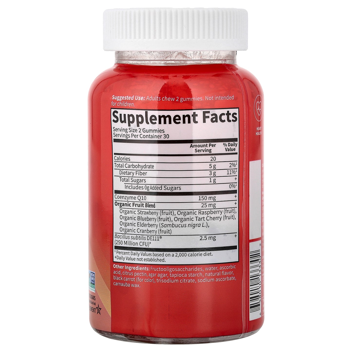 Garden of Life, Vitamin Code® Gummies, CoQ10, Strawberry, 60 Gummies