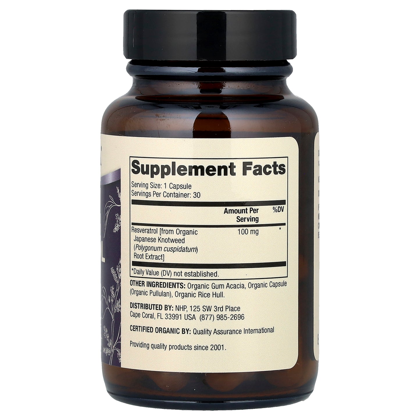 Dr. Mercola, Organic Resveratrol, 100 mg, 30 Capsules