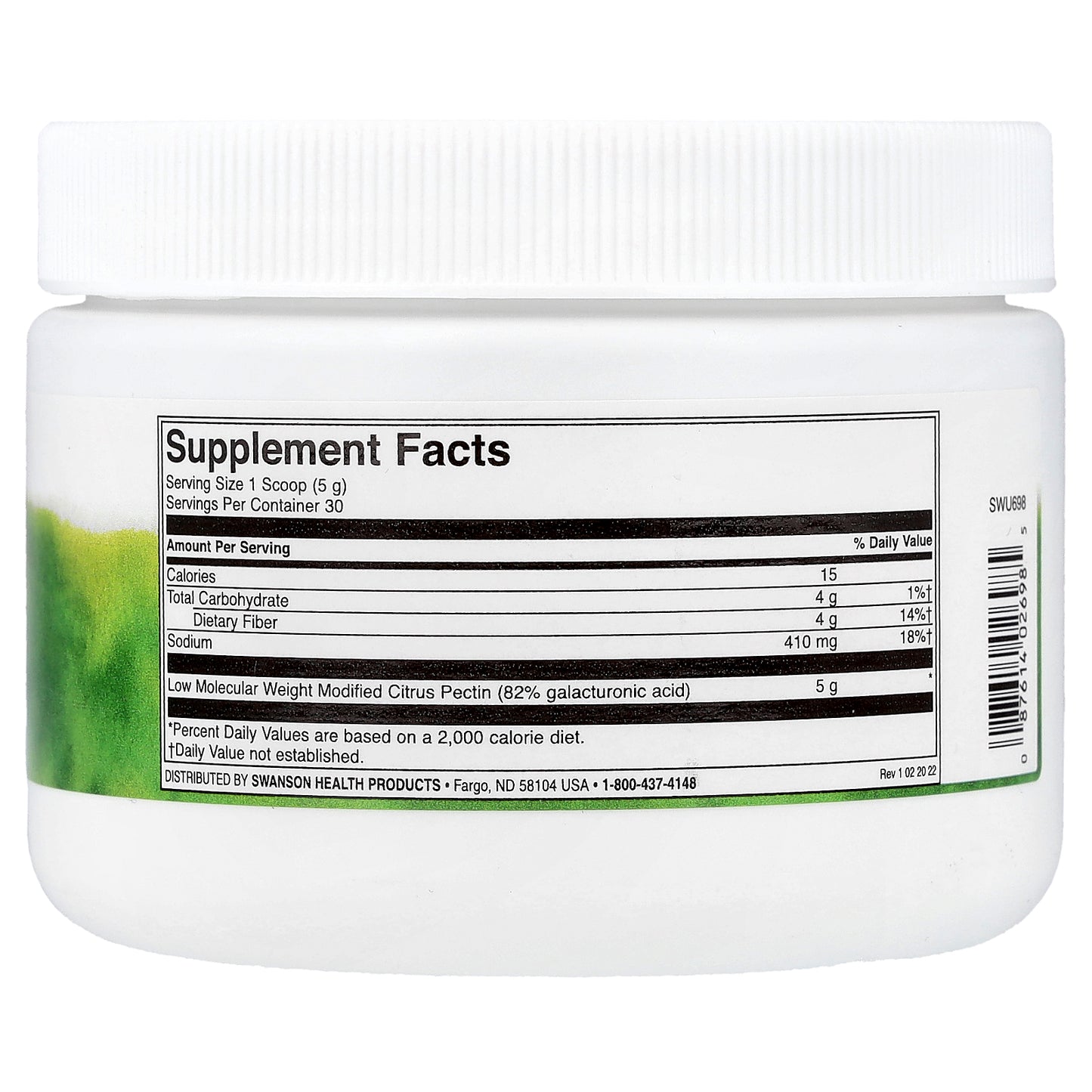 Swanson, Modified Citrus Pectin Powder, 5.28 oz (150 g)