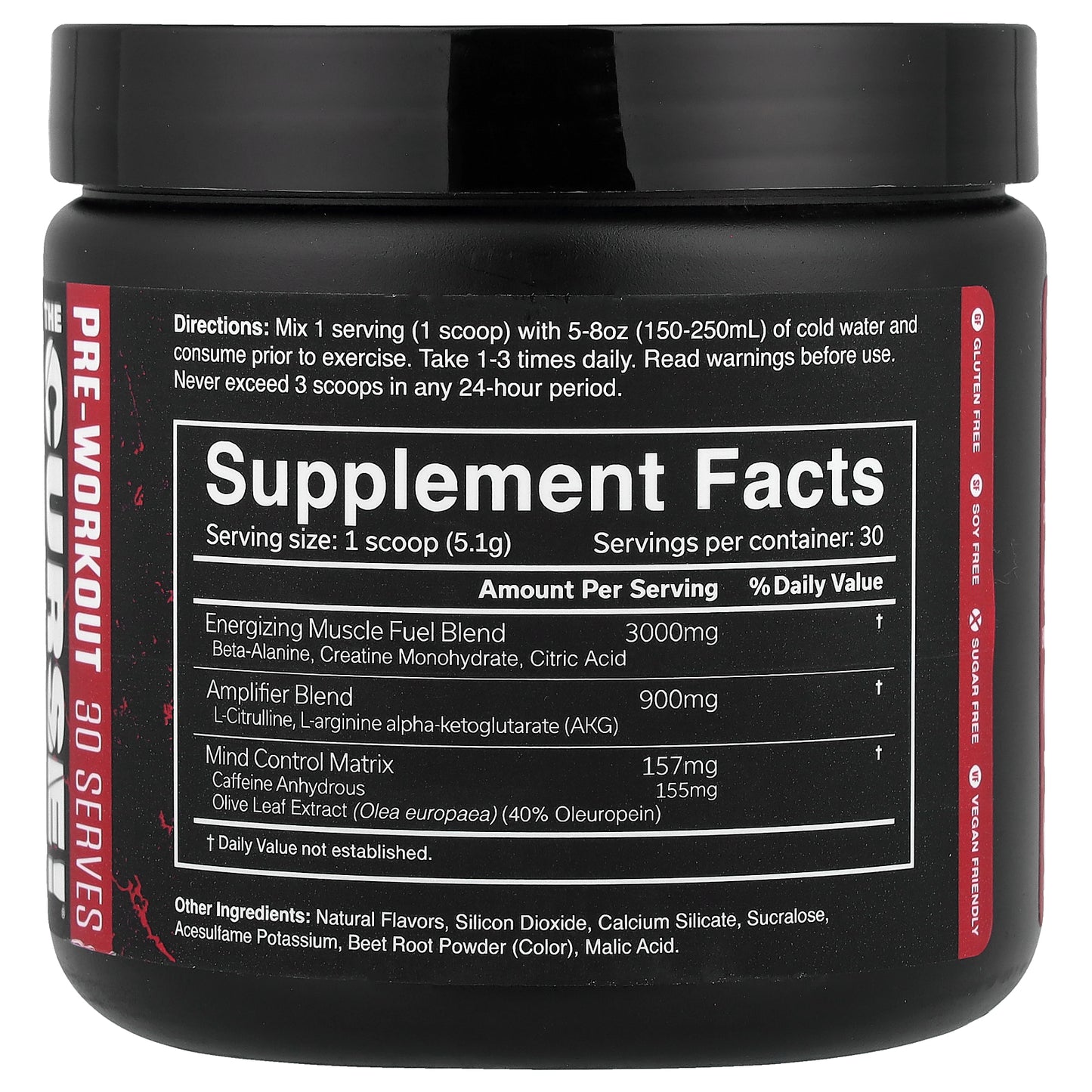 JNX Sports, The Curse!®, Pre-Workout, Cherry Limeade, 5.4 oz (153 g)