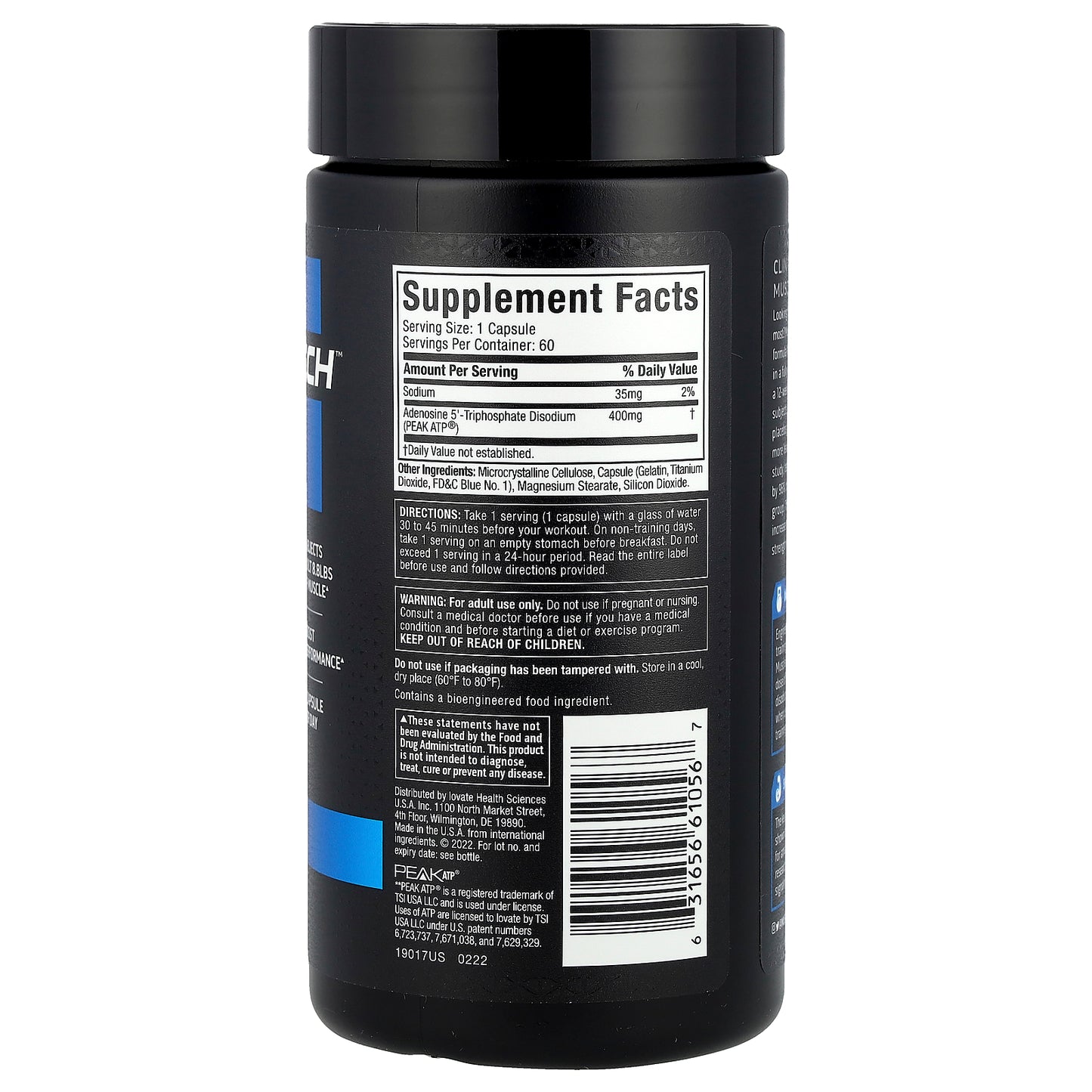 MuscleTech, Platinum Muscle Builder, 400 mg, 60 Rapid-Release Capsules