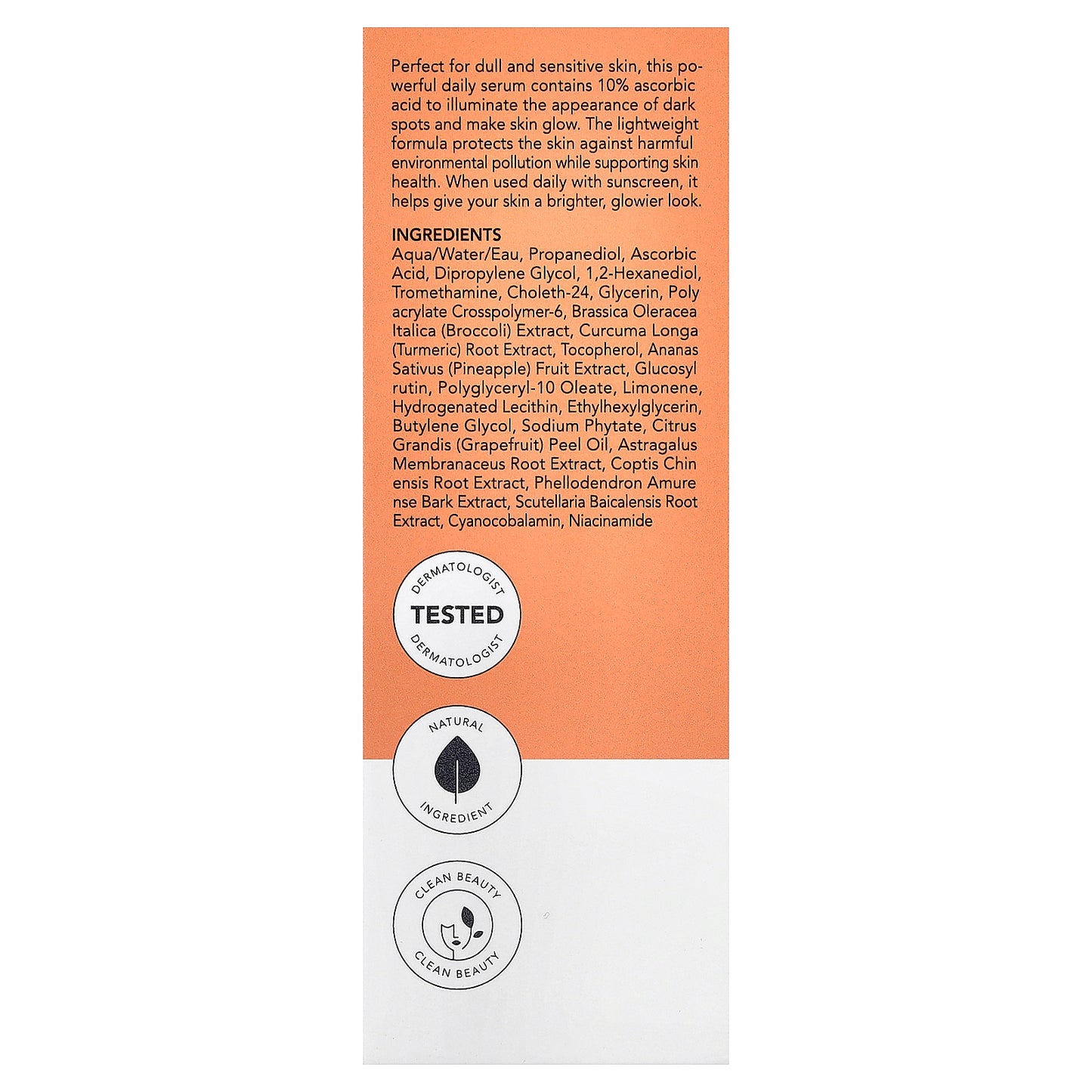 Hanskin, Vitamin C Glow Serum, 1.01 fl oz (30 ml)