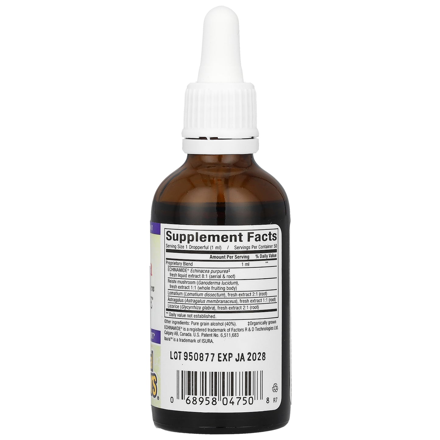 Natural Factors, Anti-V Formula, with Clinically Proven Echinamide®, 1.7 fl oz ( 50 ml)