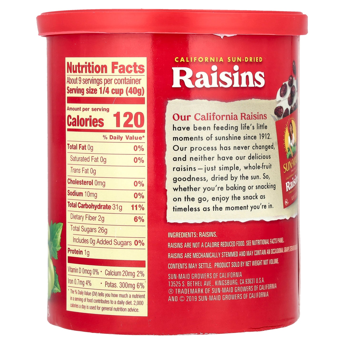 Sun-Maid, California Sun-Dried Raisins, 13 oz (369 g)