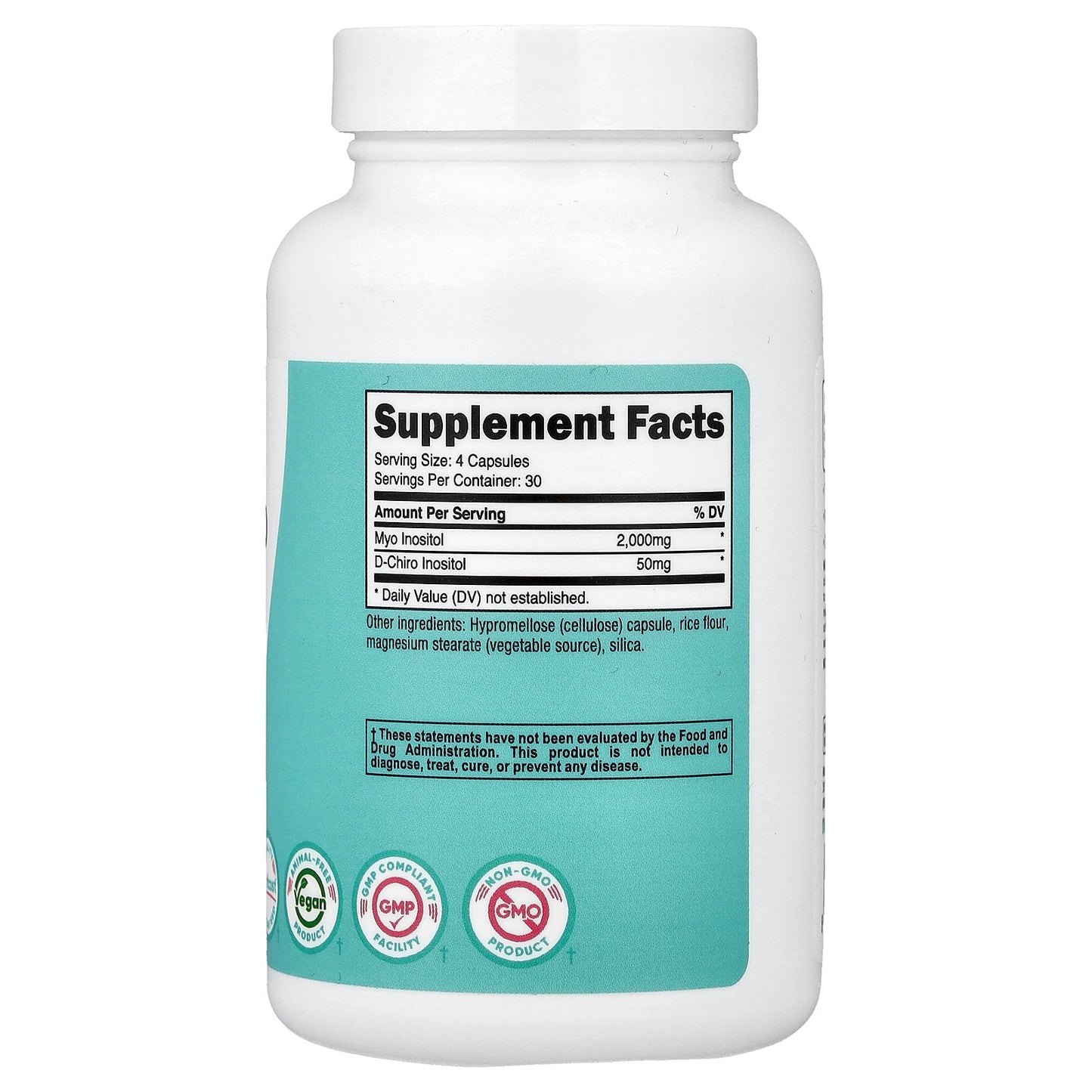 Nutricost, Women, Myo & D-Chiro Inositol, 120 Capsules