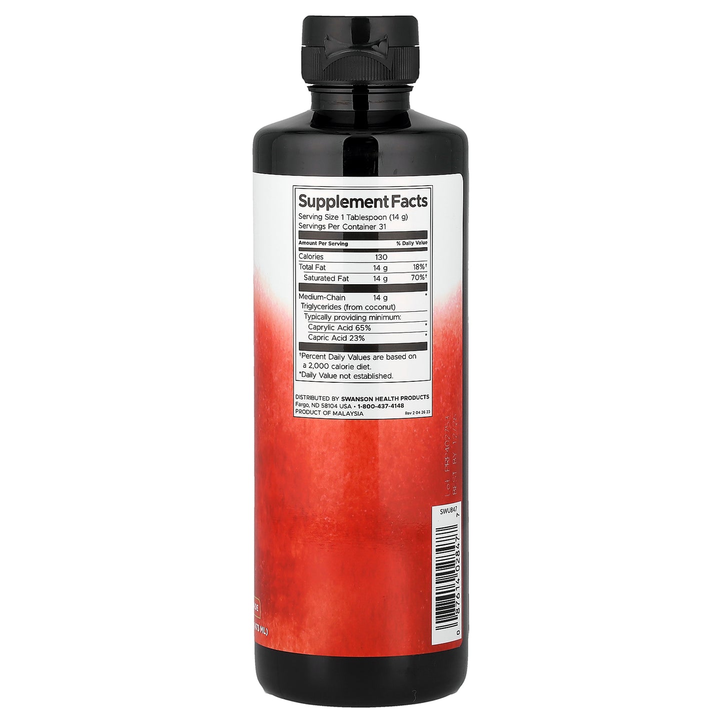 Swanson, MCT Oil, 16 fl oz (473 ml)