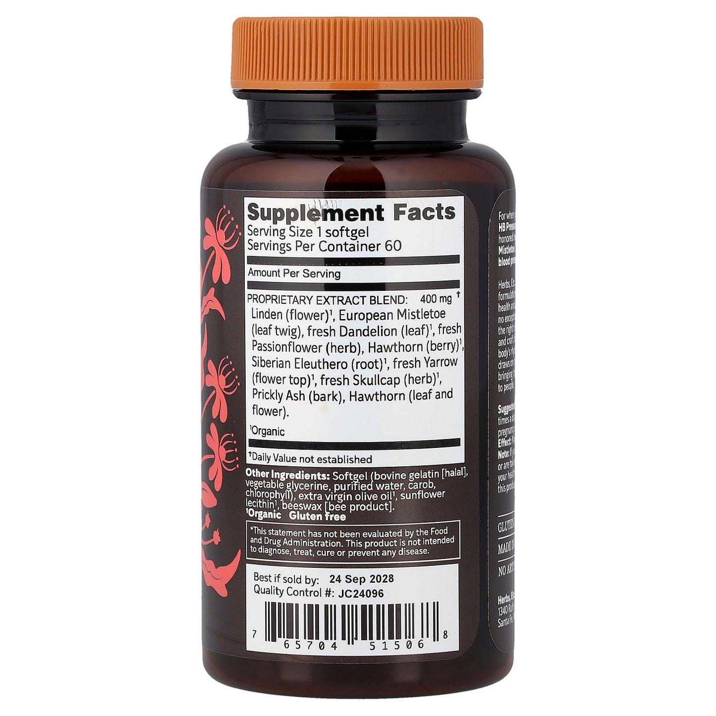 Herbs Etc., HB Pressure Tonic™, 60 Softgels