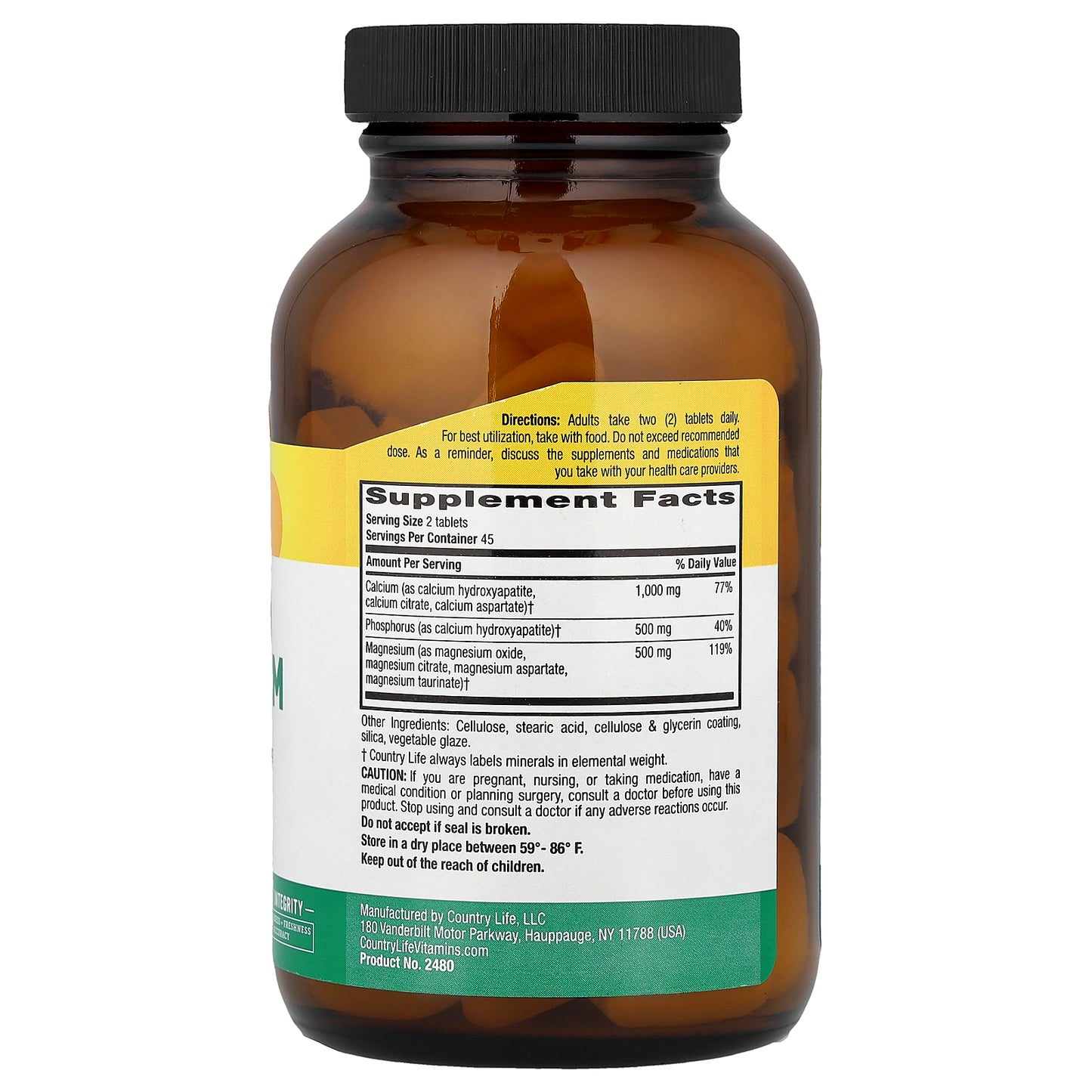 Country Life, Target-Mins®, Calcium Magnesium Complex, 90 Tablets