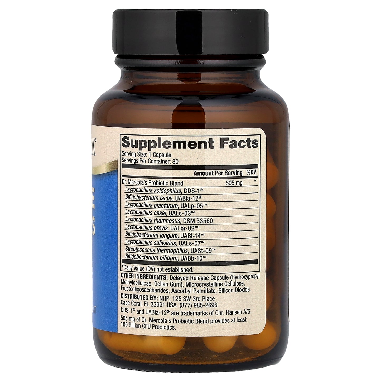 Dr. Mercola, Complete Probiotics, 100 Billion CFU, 30 Capsules