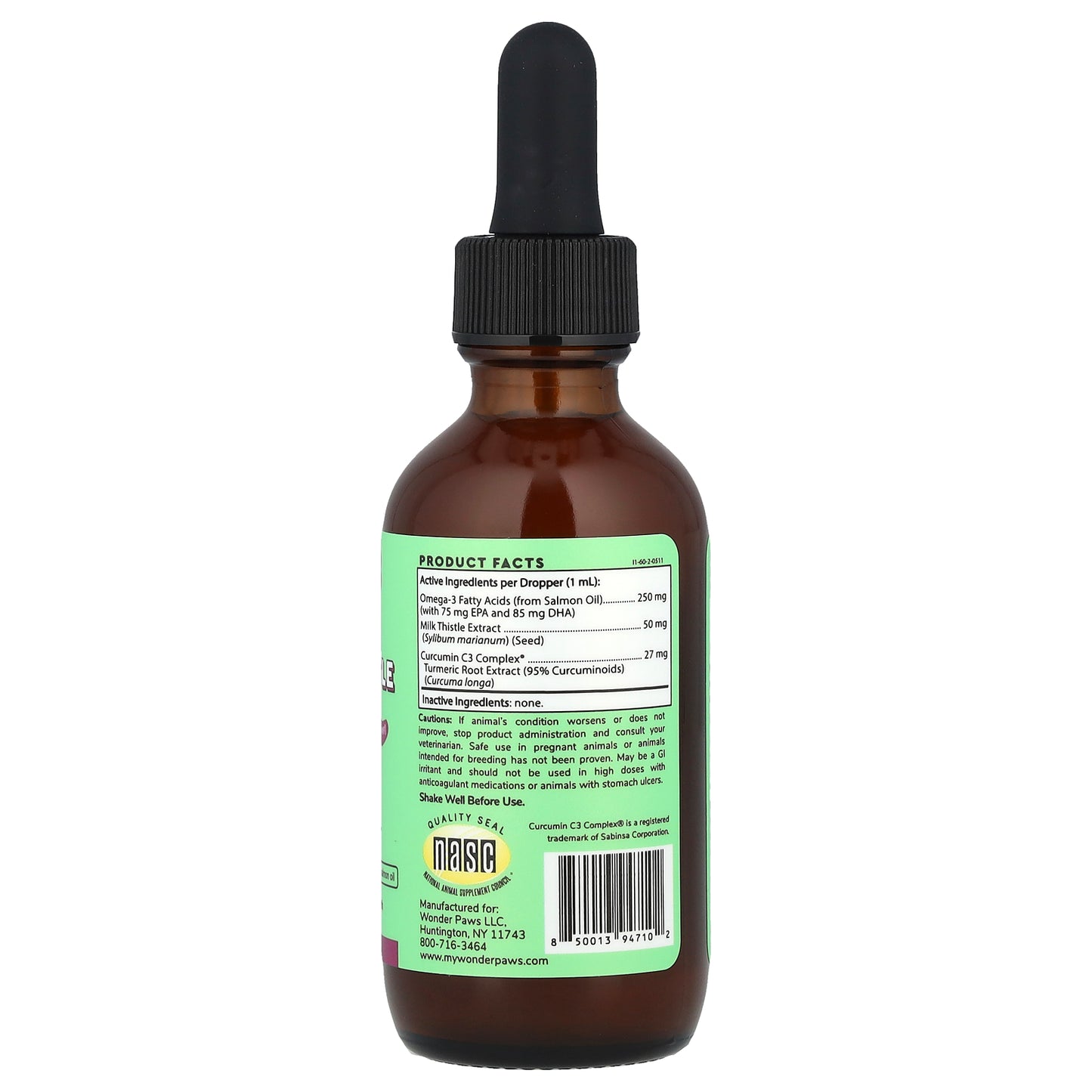 Wonder Paws, Superhero®, Milk Thistle, For Dogs, 2 oz (60 ml)