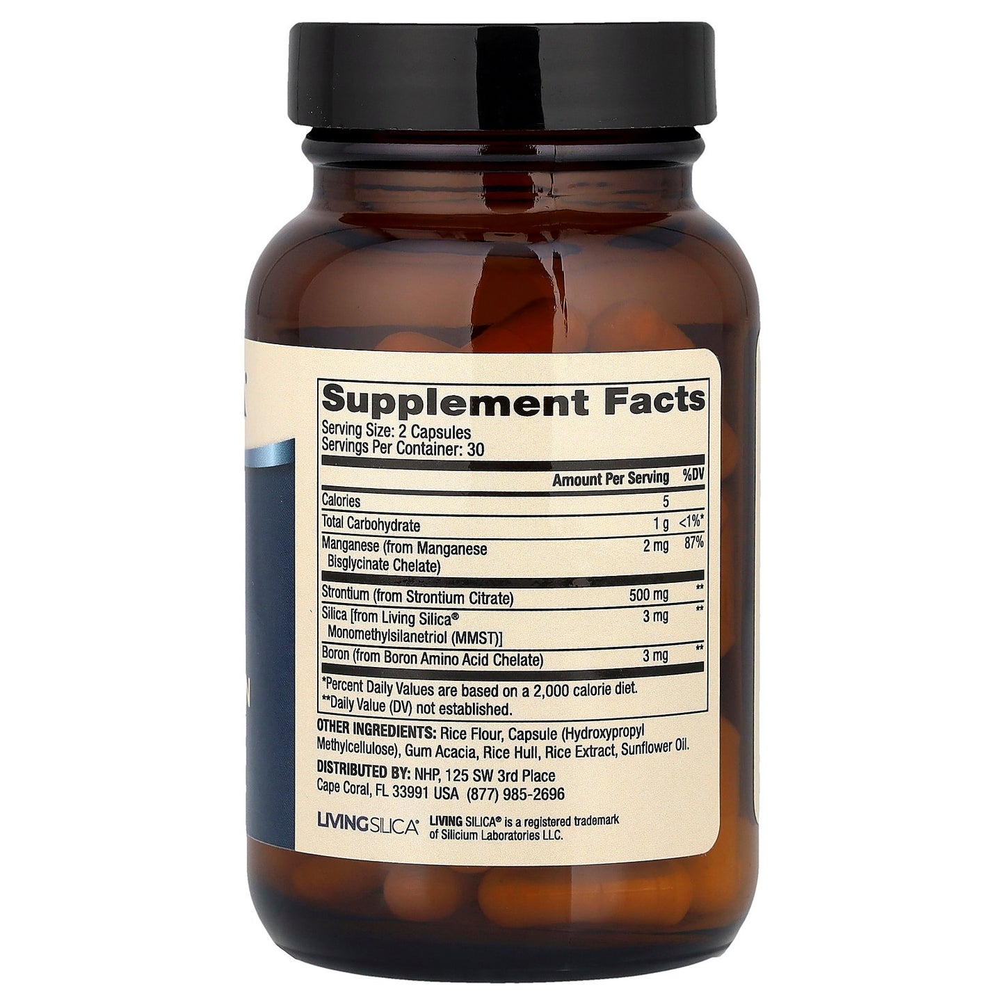 Dr. Mercola, Bone Support with Strontium & Boron, 60 Capsules