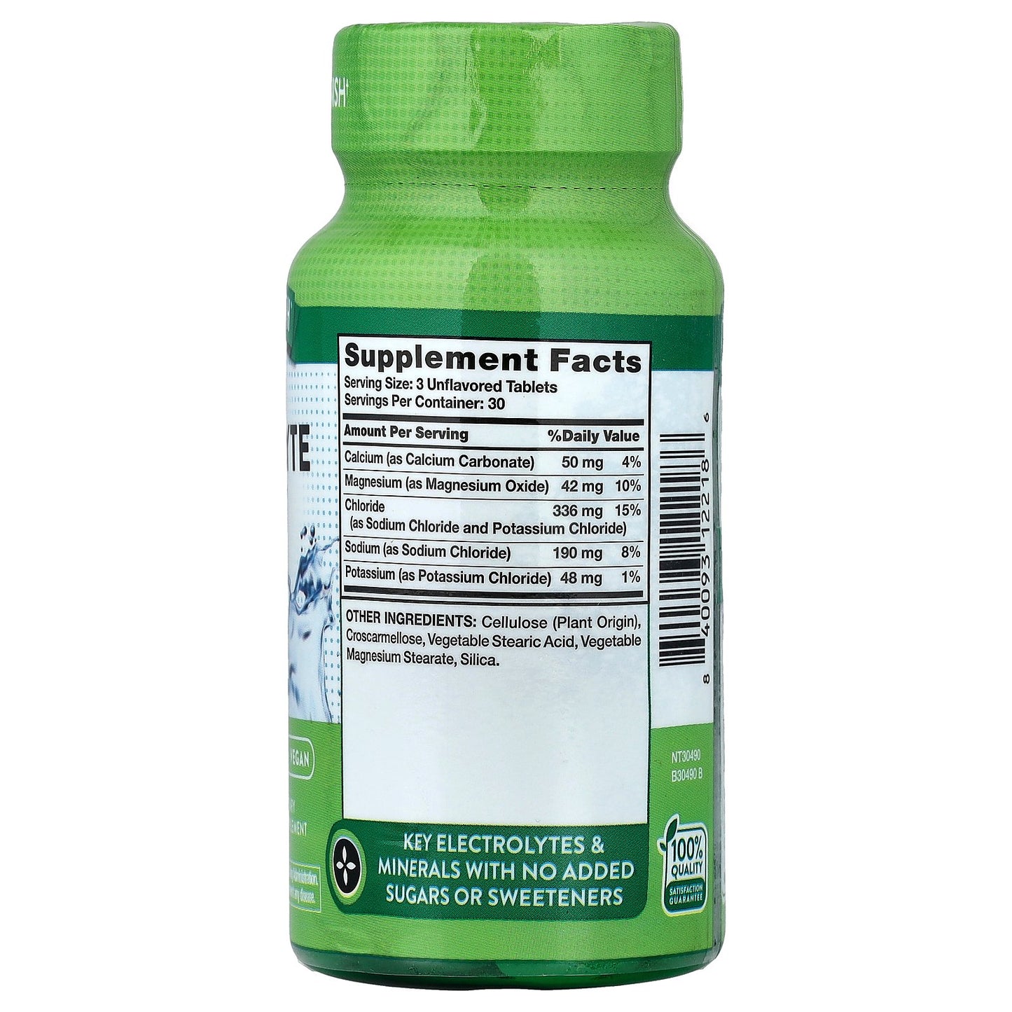 Nature's Truth, Electrolyte Hydration, Unflavored, 90 Tablets