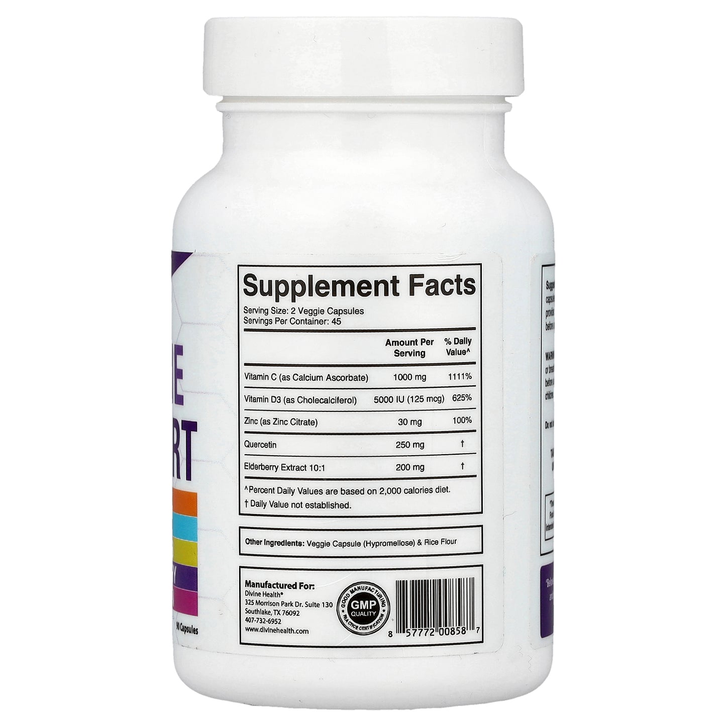 Divine Health, Dr Colbert M.D., Immune Support, 90 Capsules