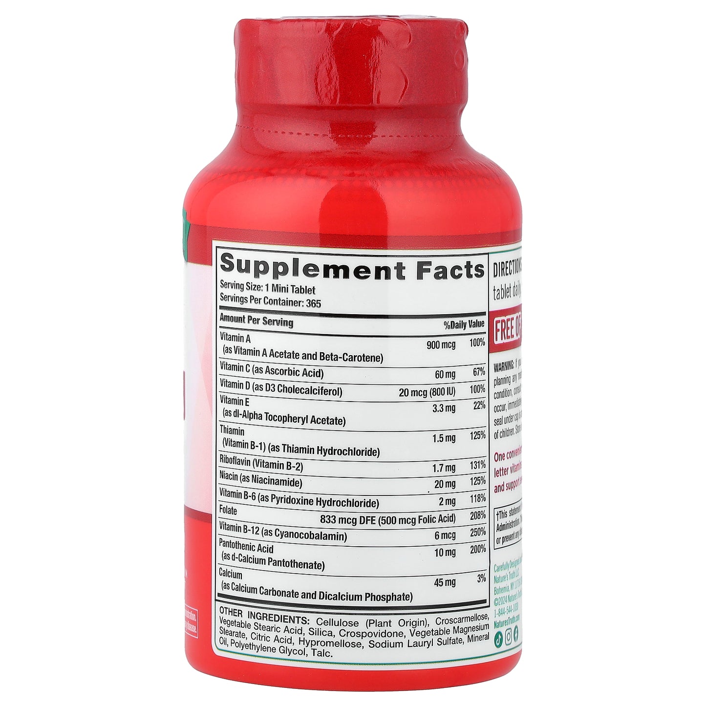 Nature's Truth, One Daily Multivitamin, 365 Mini Tablets