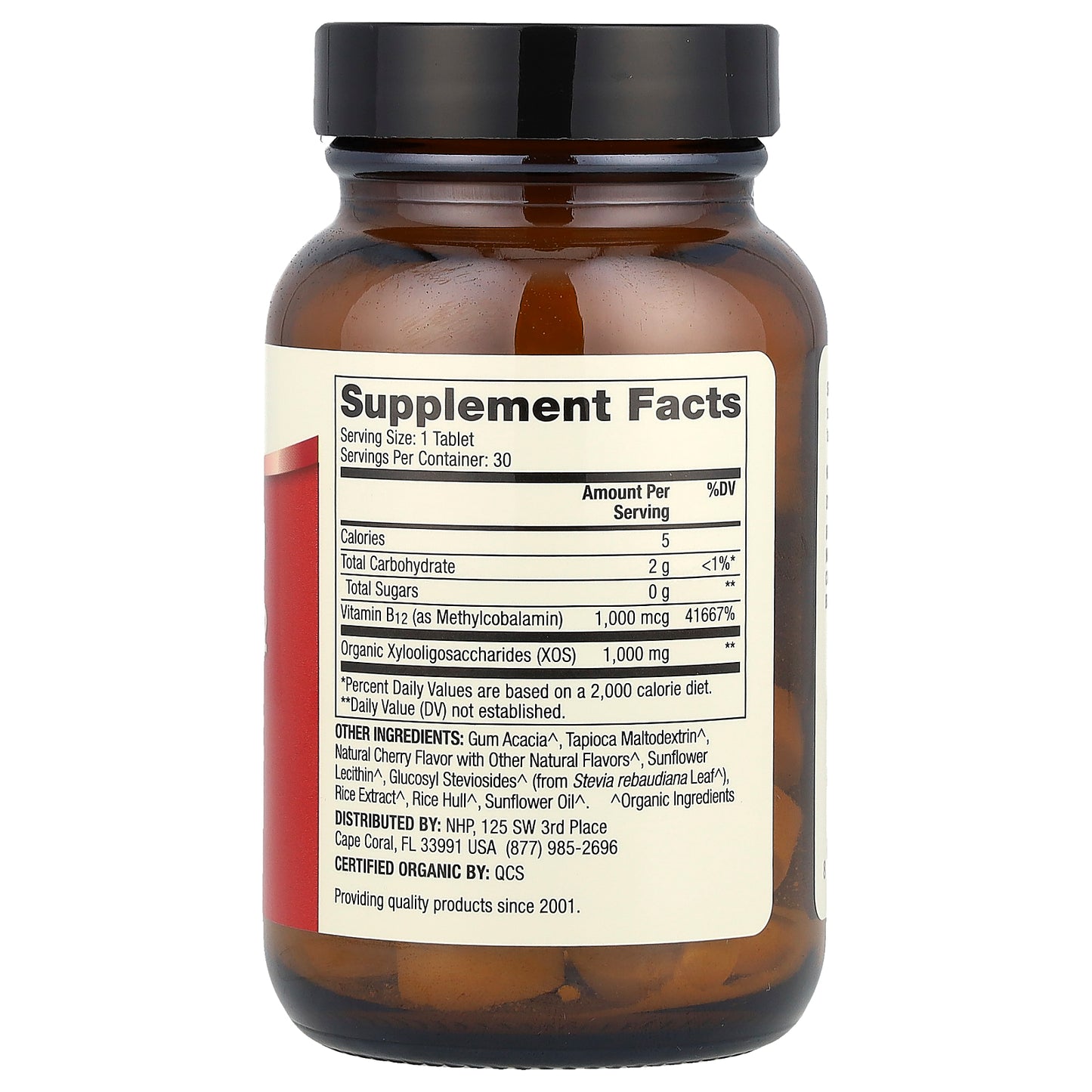 Dr. Mercola, Chewable Vitamin B12 Methylcobalamin, Natural Cherry, 30 Tablets