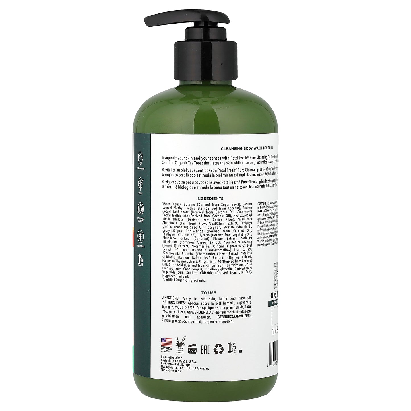 Petal Fresh, Cleansing Body Wash, Tea Tree, 16 fl oz (475 ml)