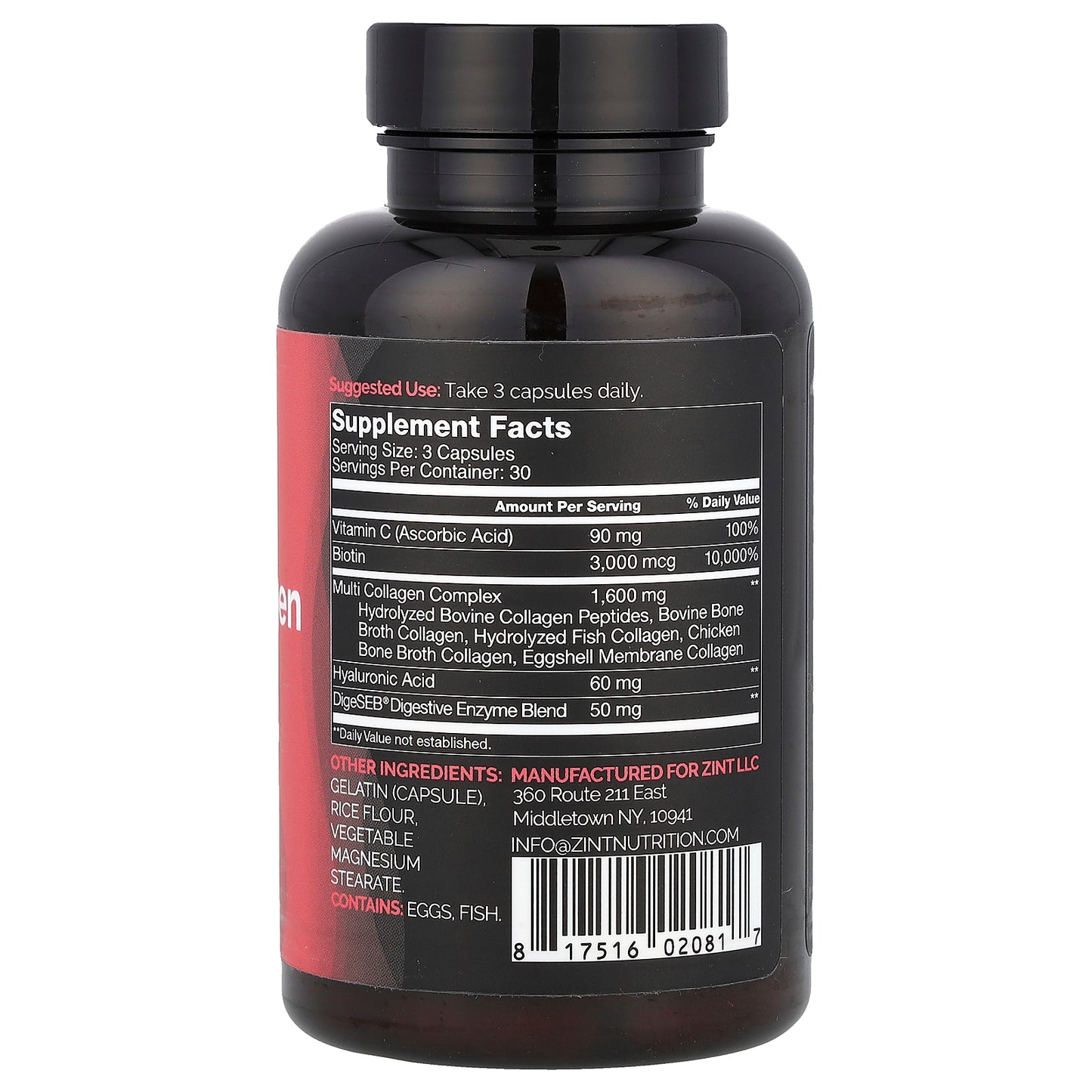 Zint, The Complete Multi Collagen, 90 Capsules