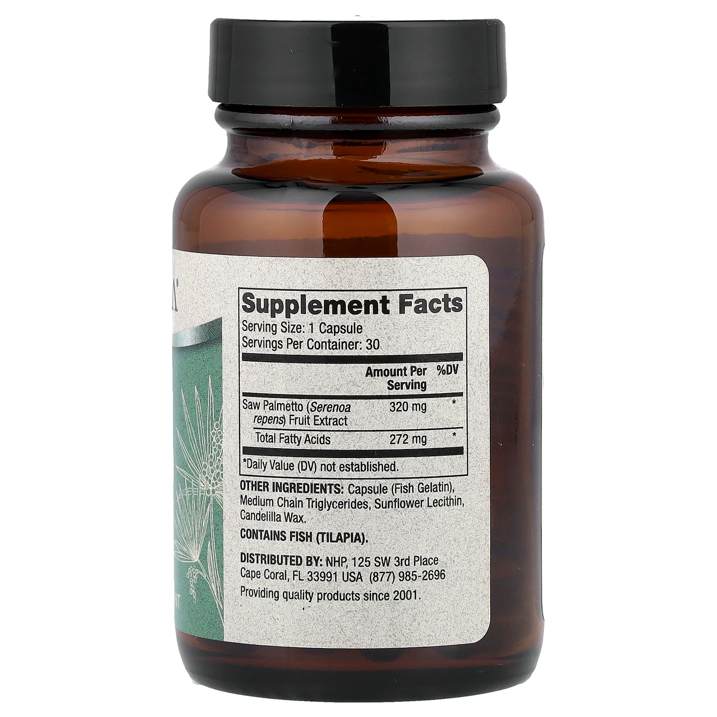 Dr. Mercola, Saw Palmetto, 30 Capsules (320 mg per Capsule)