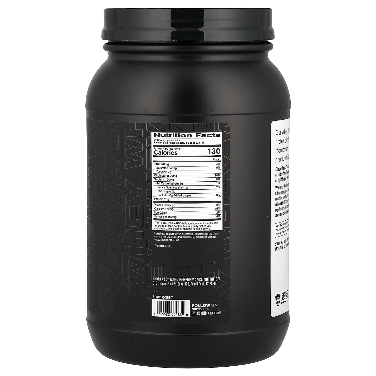 BPN, Whey Protein, Strawberry, 2 lbs (902 g)
