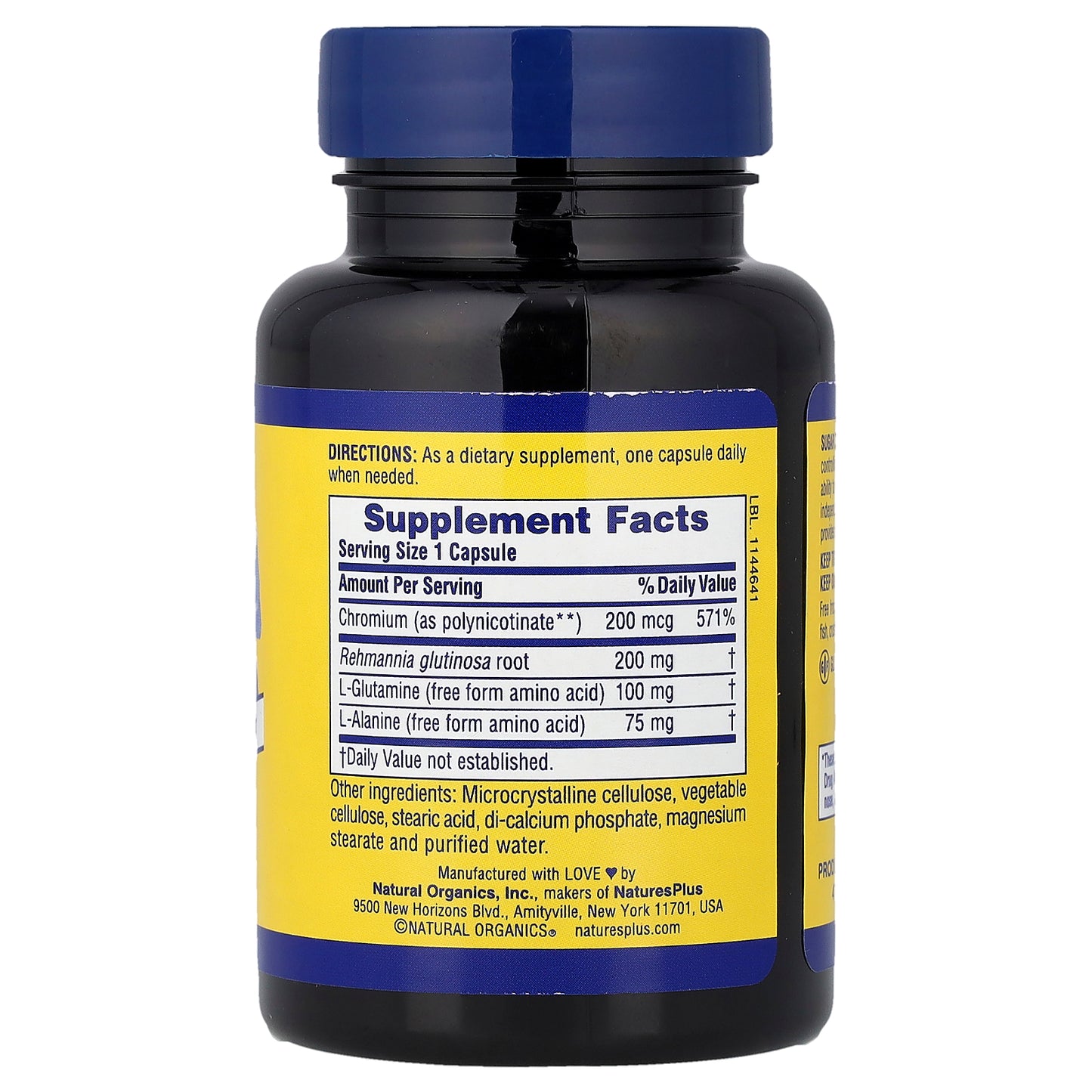 NaturesPlus, Sugar Control® with ChromeMate®, 60 Capsules