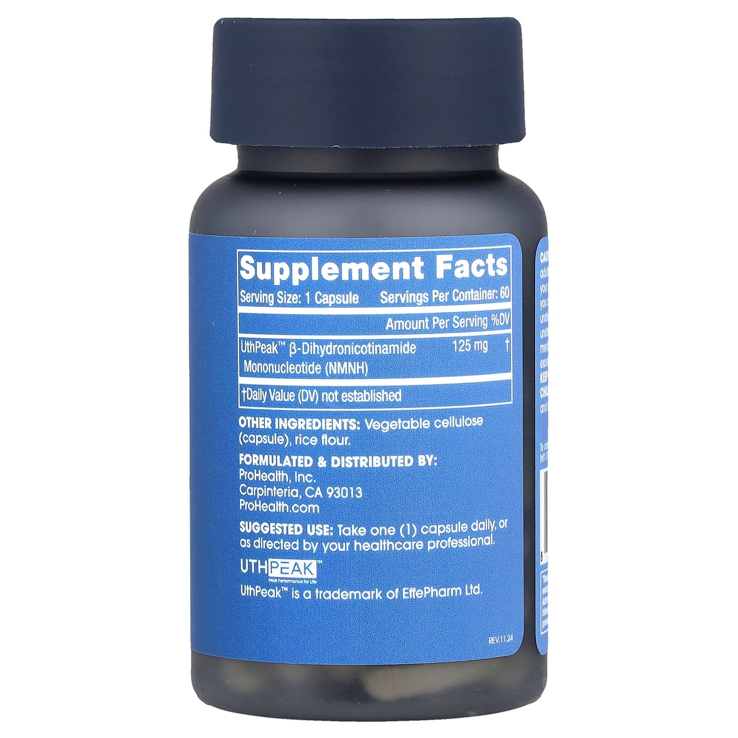 ProHealth Longevity, Pure NMNH, 125 mg, 60 Capsules