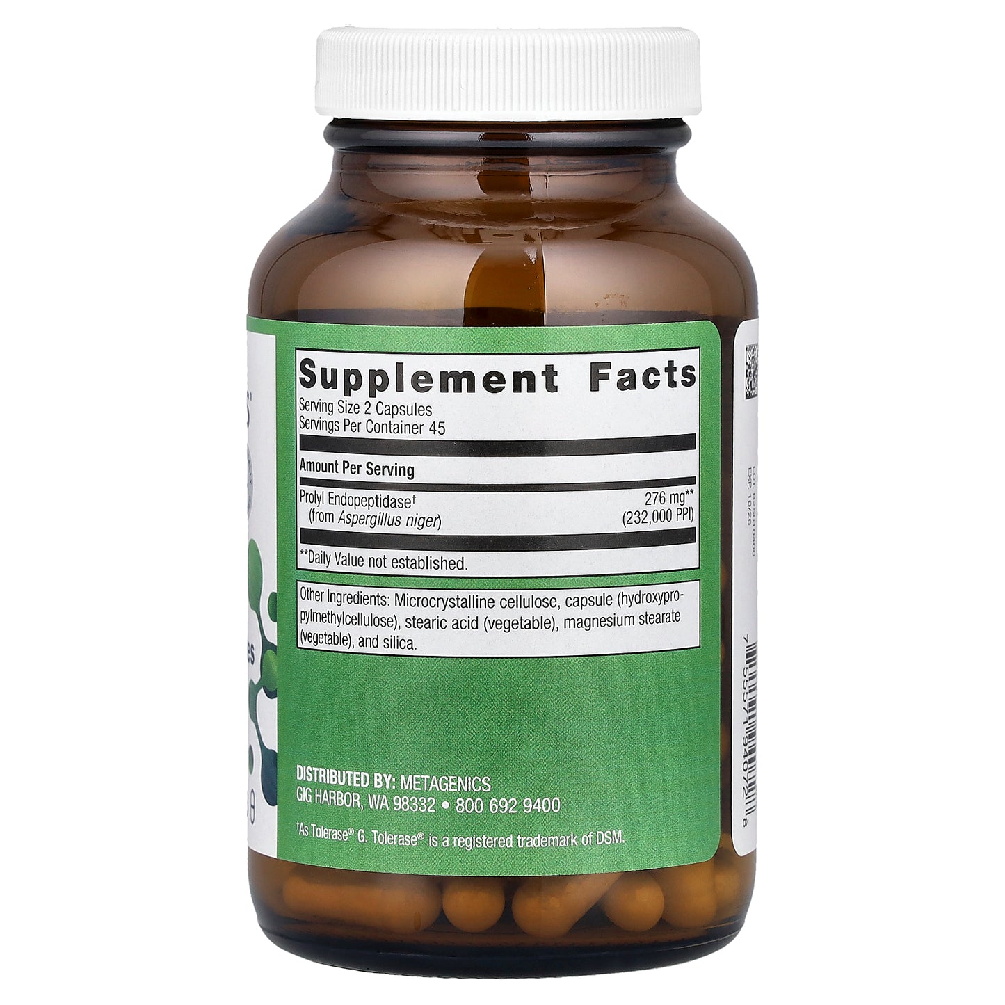 Metagenics, SpectraZyme® Gluten Digest Enzymes, 90 Capsules (138 mg per Capsule)