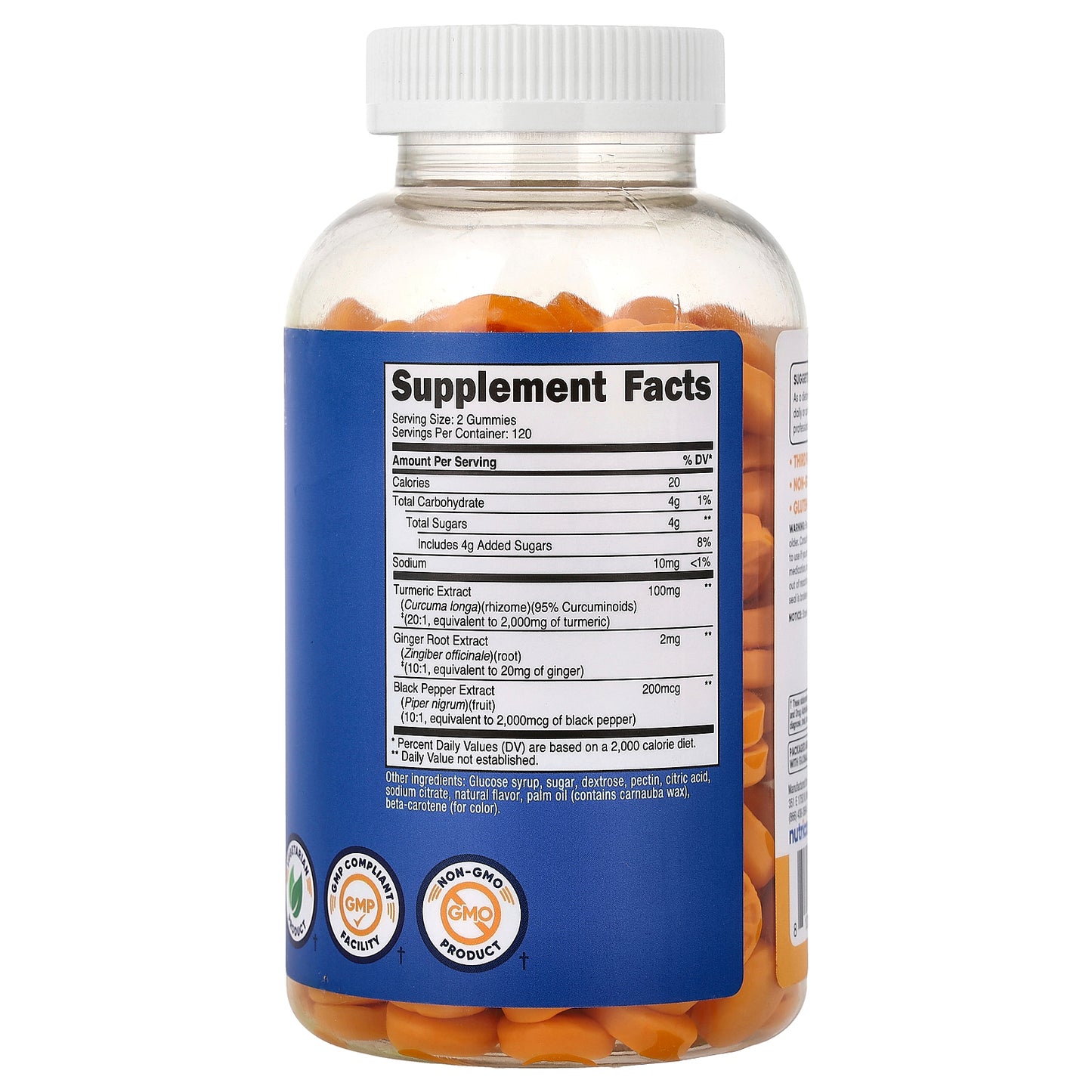 Nutricost, Turmeric, Citrus, 240 Gummies