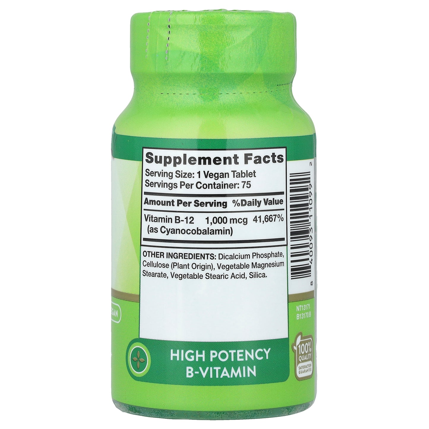 Nature's Truth, Time Release Vitamin B-12, 1,000 mcg, 75 Tablets