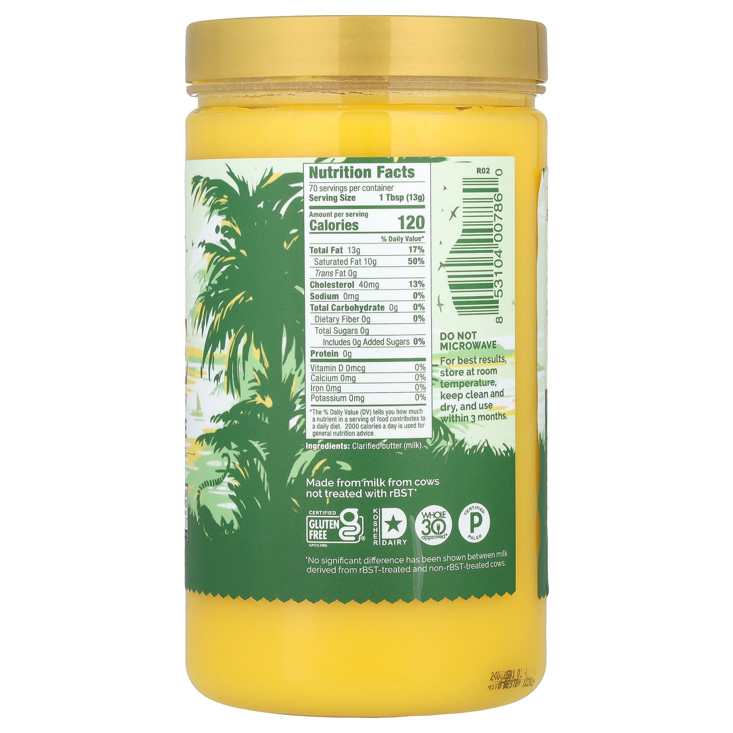 4th & Heart, Ghee Clarified Butter, Original Recipe, 32 oz (907 g)