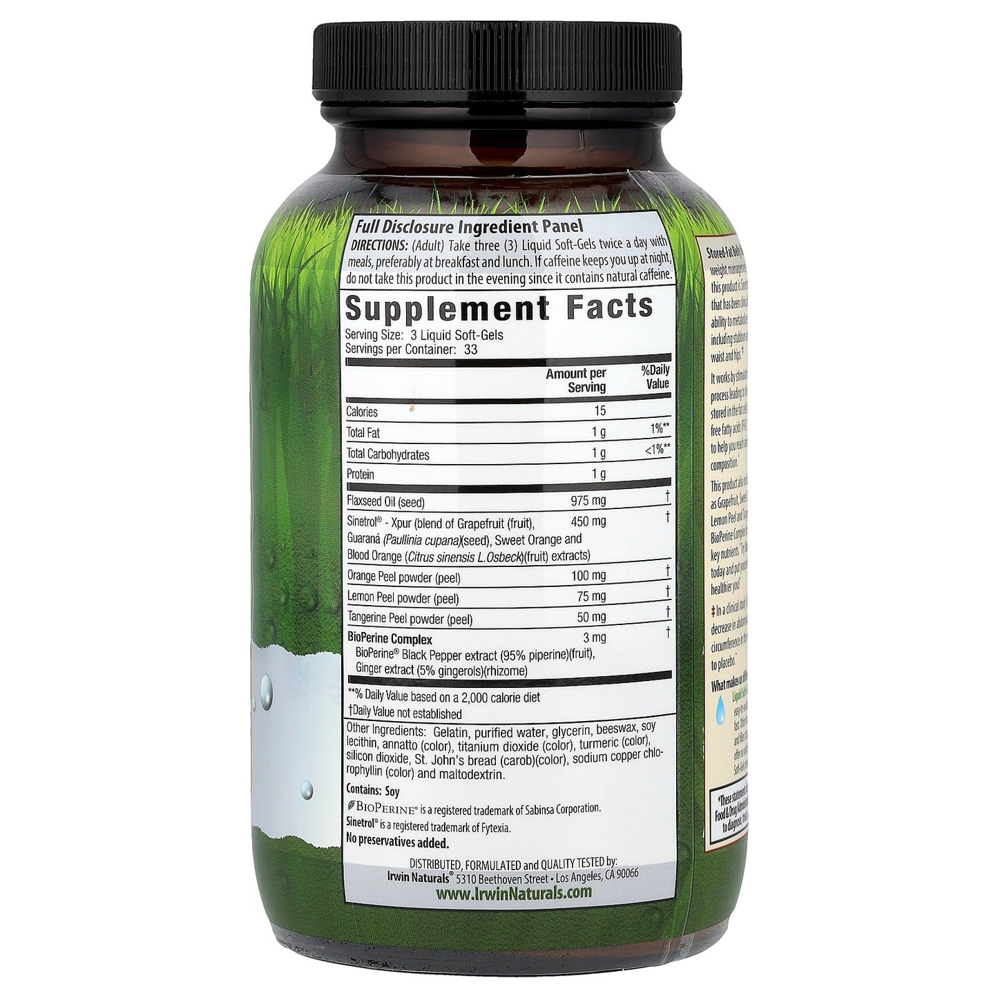 Irwin Naturals, Stored-Fat Belly Burner®, 100 Liquid Soft-Gels