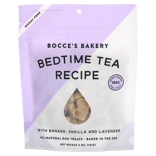 Bocce's Bakery, Bedtime Tea Recipe, For Dogs, With Banana, Vanilla and Lavender, 5 oz (141 g)