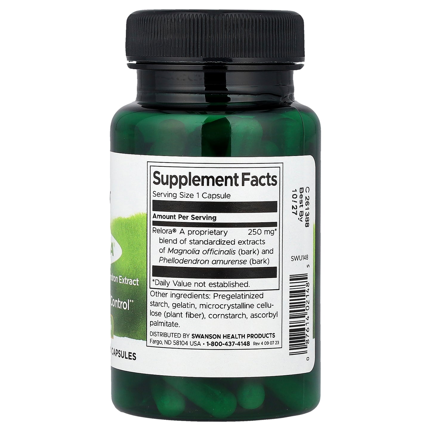 Swanson, Relora®, 250 mg, 90 Capsules