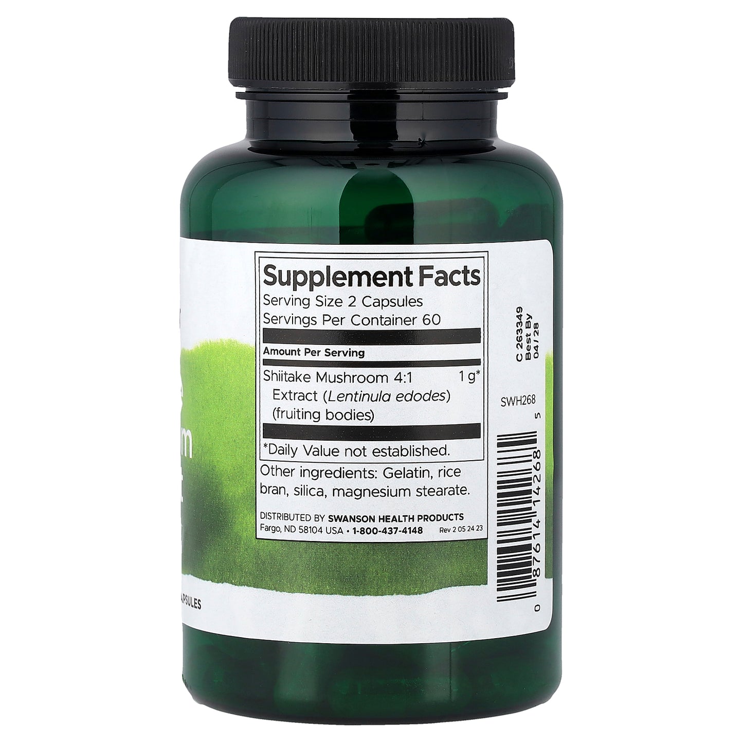 Swanson, Shiitake Mushroom Extract, 500 mg, 120 Capsules