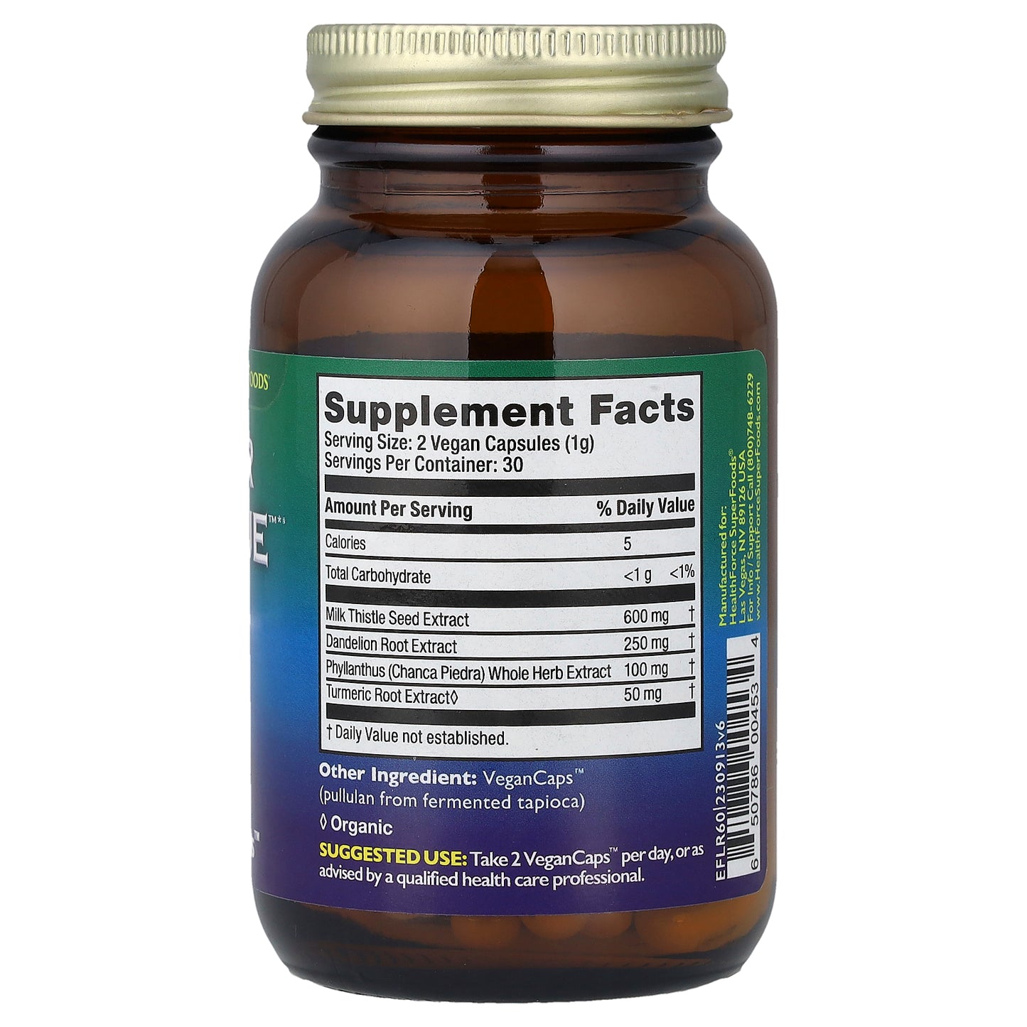 HealthForce Superfoods, Liver Rescue™, 60 VeganCaps™