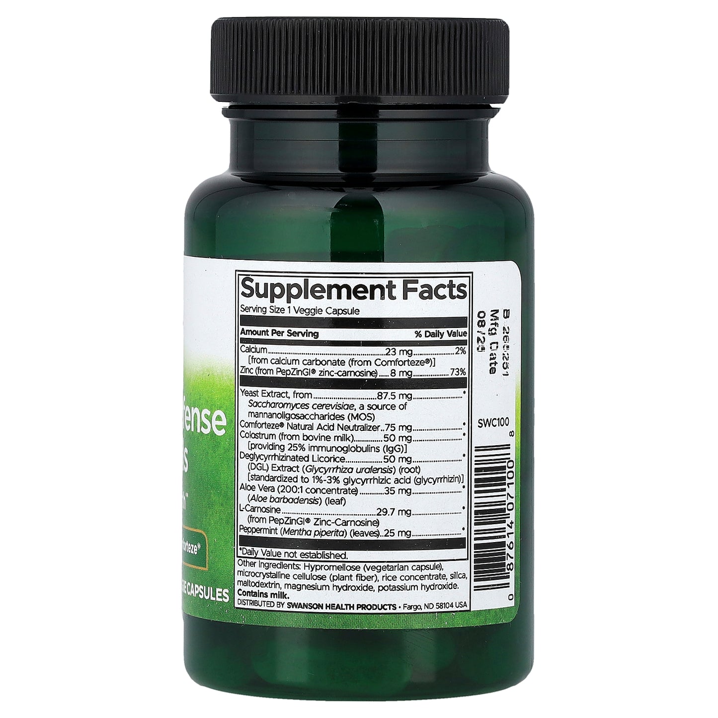 Swanson, Stomach Defense Essentials, 60 Veggie Capsules