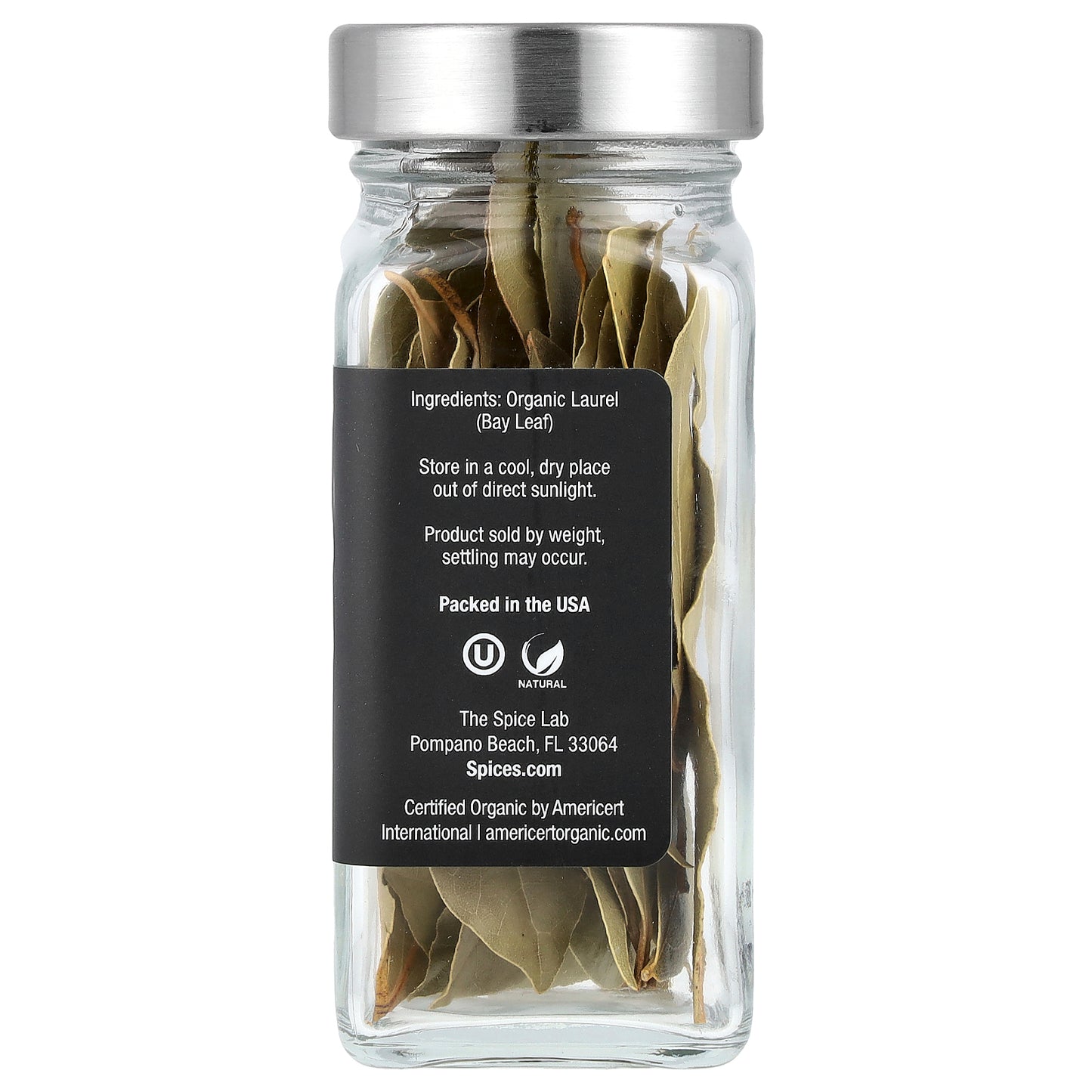 The Spice Lab, Organic Hand Select Bay Leaf, 0.2 oz (5 g)