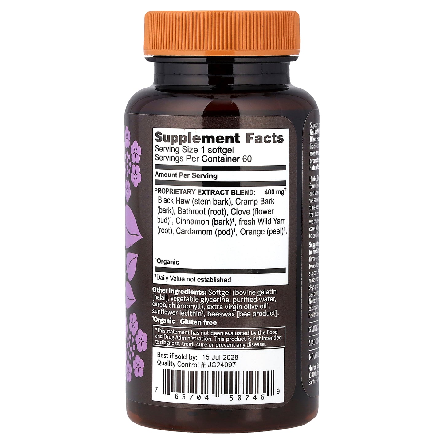 Herbs Etc., Cramp ReLeaf®, 60 Softgels