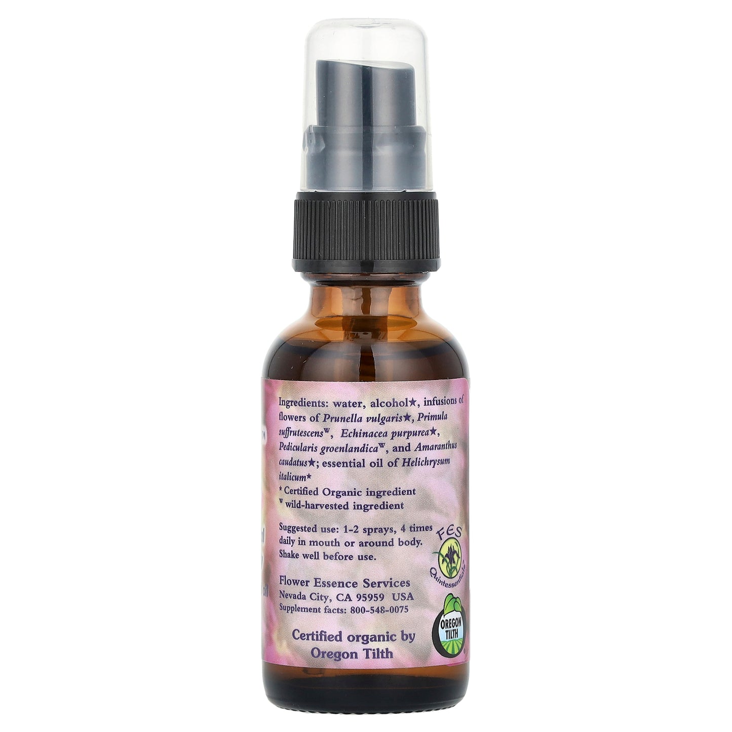 Flower Essence Services, Magenta Self-Healer™, Flower Essence & Essential Oil, 1 fl oz (30 ml)