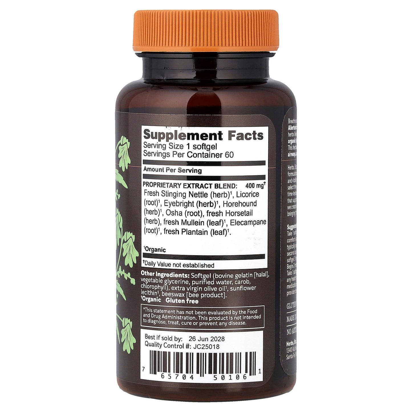 Herbs Etc., Allertonic®, 60 Softgels