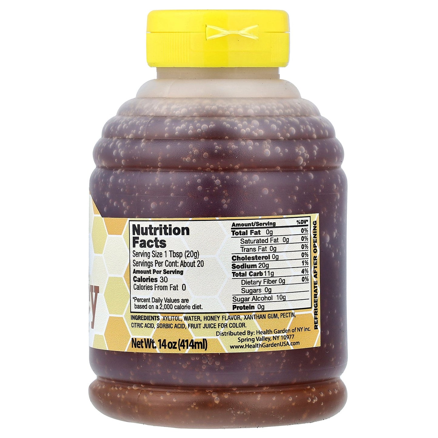 Health Garden, Xylitol Honey Sweetener, 14 oz (414 ml)