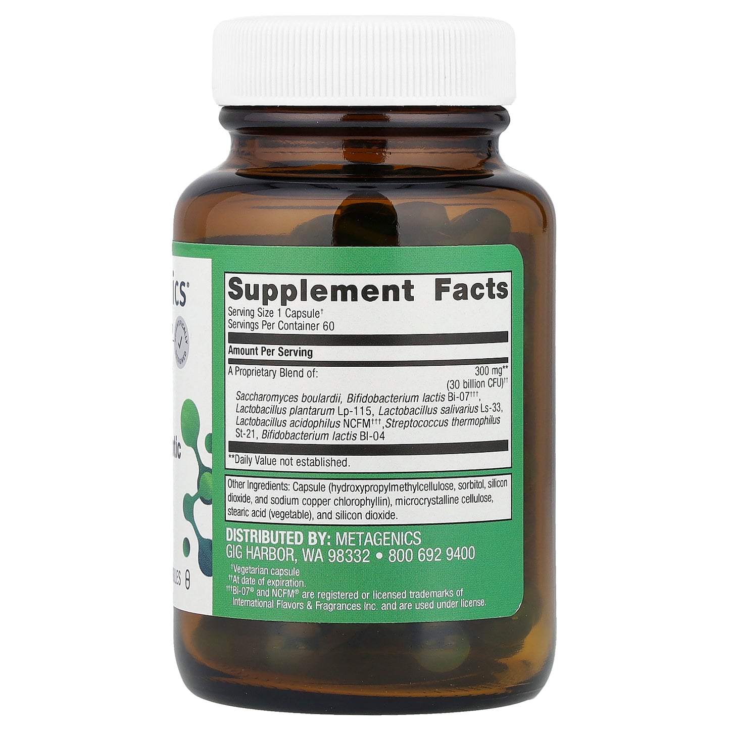 Metagenics, UltraFlora® Spectrum Probiotic, 30 Billion CFU, 60 Capsules