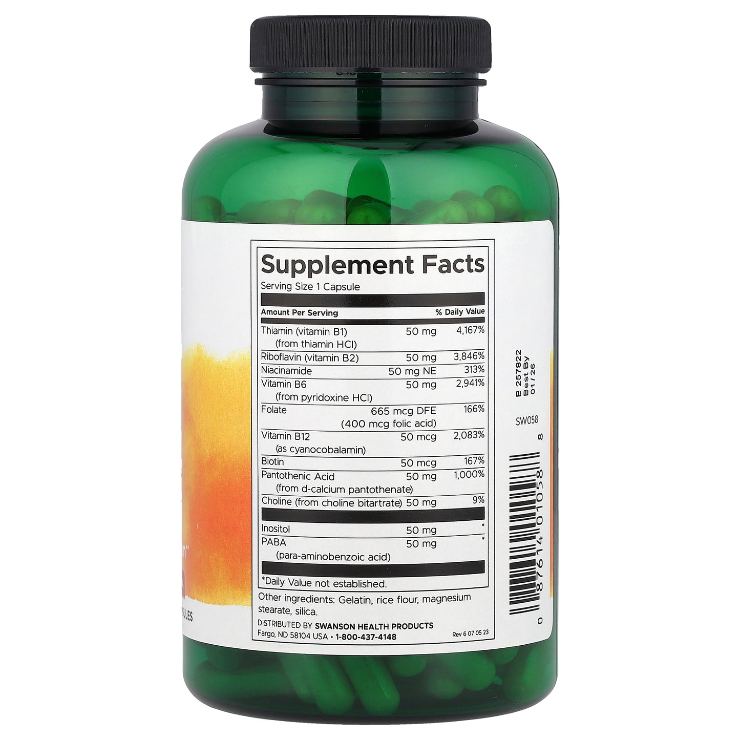 Swanson, Balance B-50 Complex, 250 Capsules