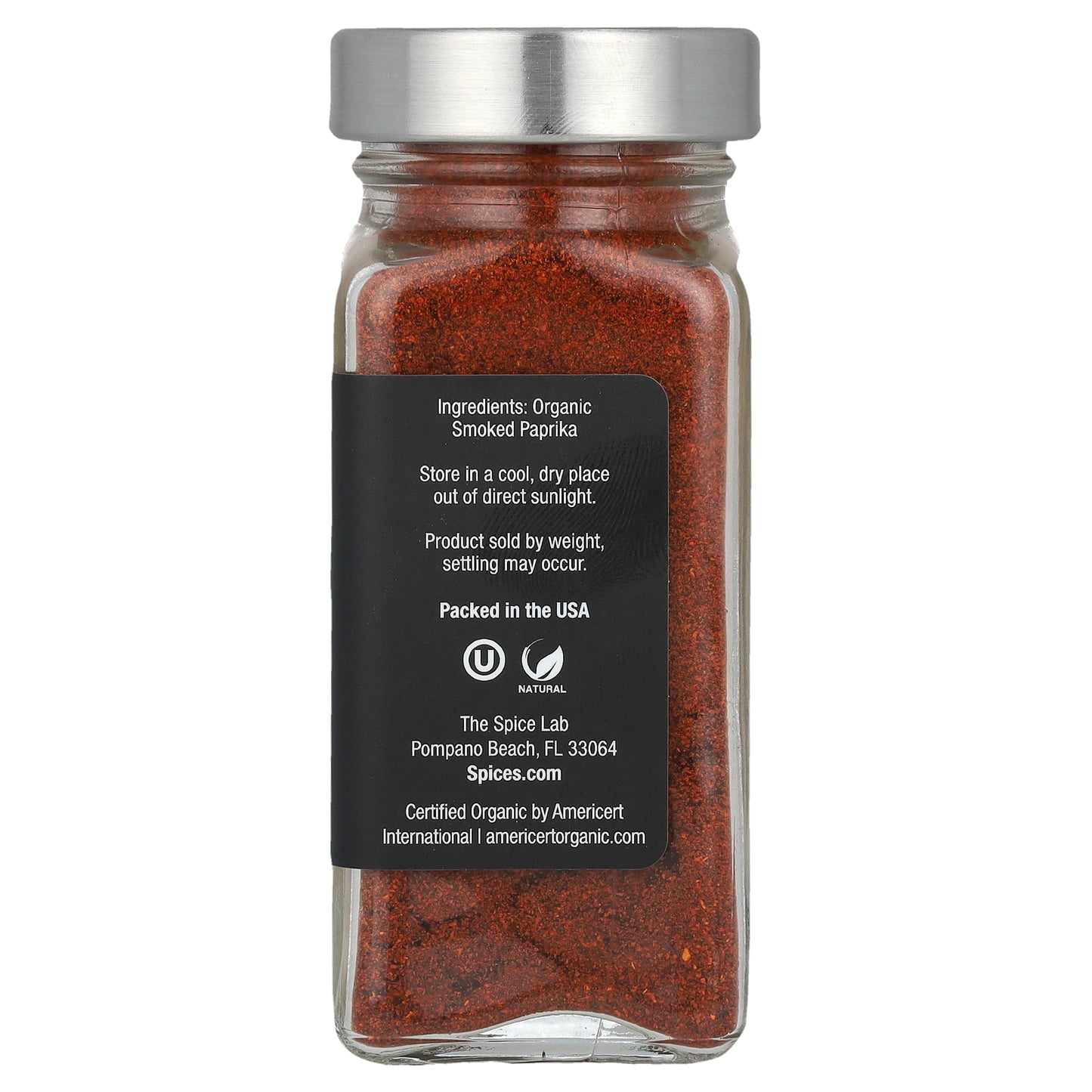 The Spice Lab, Organic Smoked Spanish Paprika, 1.9 oz (53 g)