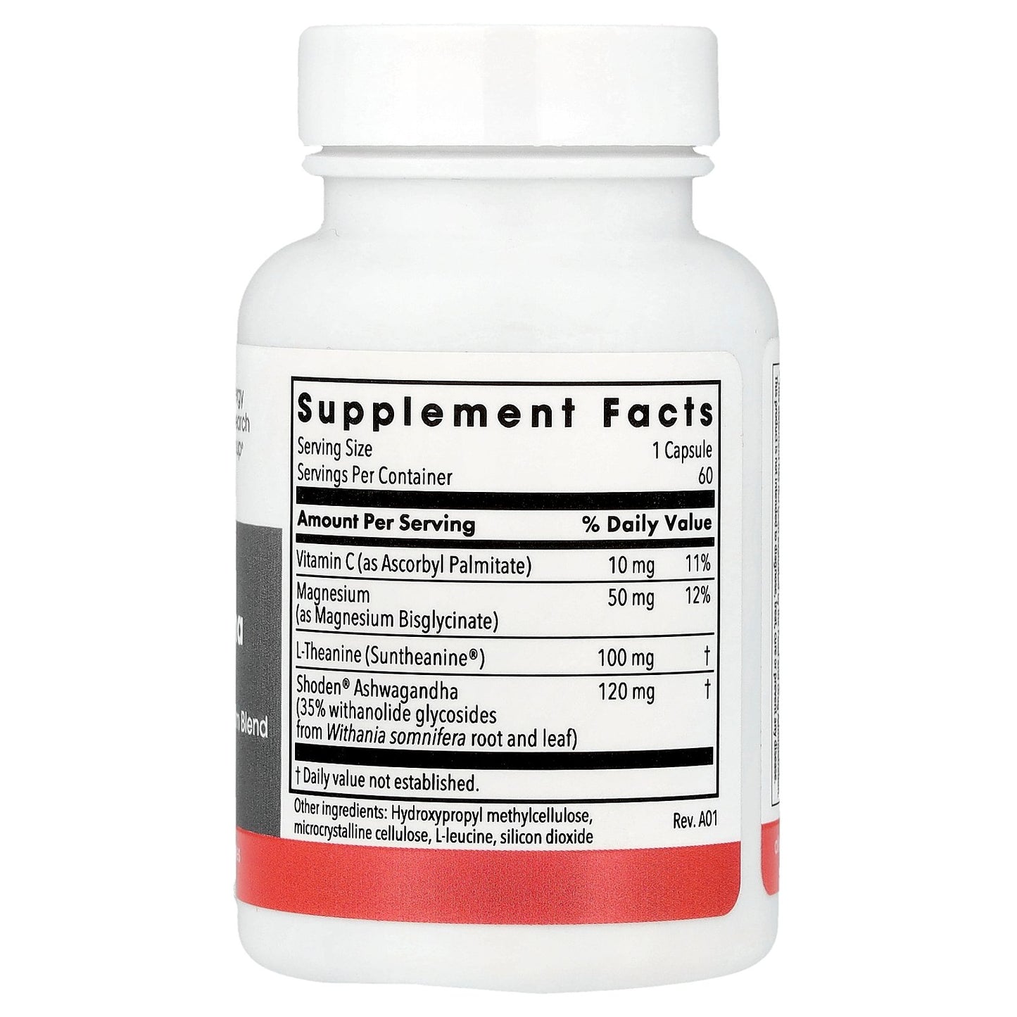 Metabolic Maintenance, Ashwagandha Plus, L-Theanine & Magnesium Blend, 60 Vegetarian Capsules