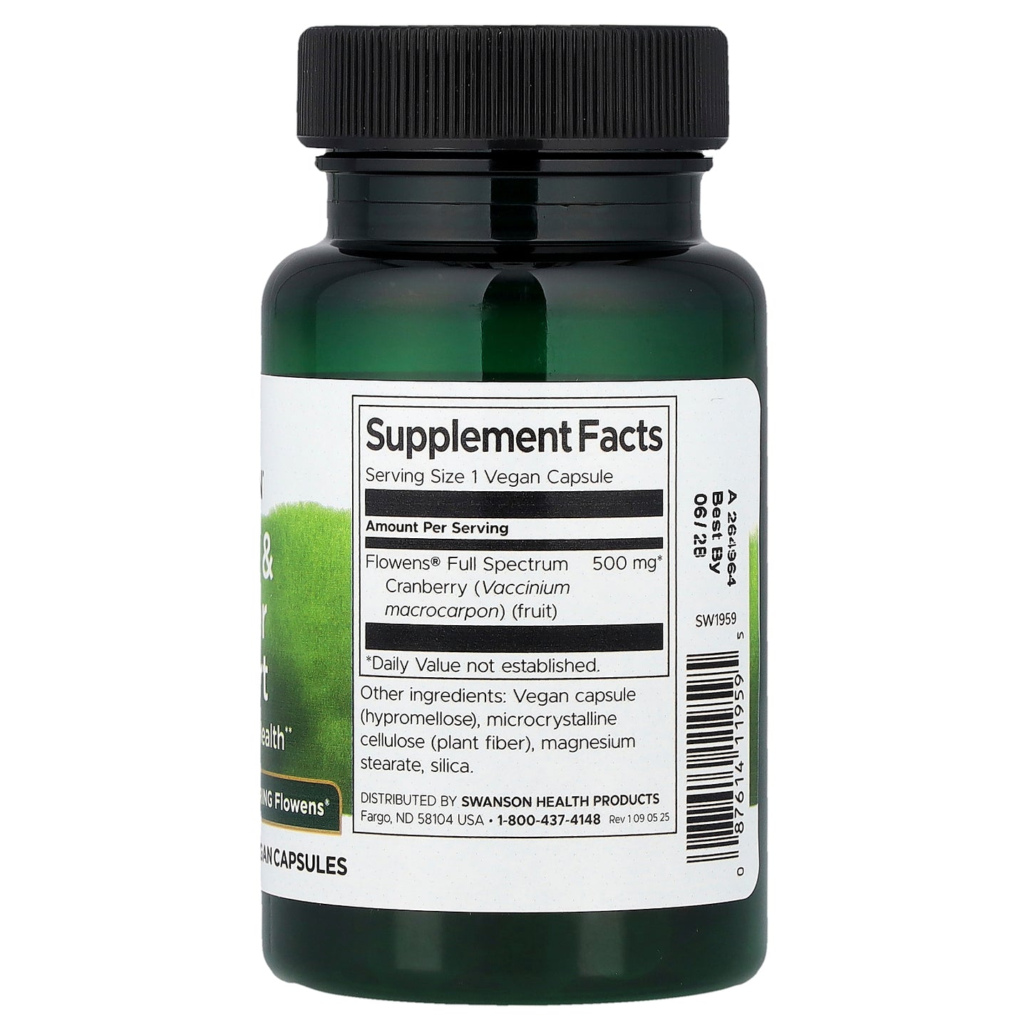 Swanson, Urinary & Bladder Support, 500 mg , 30 Vegan Capsules