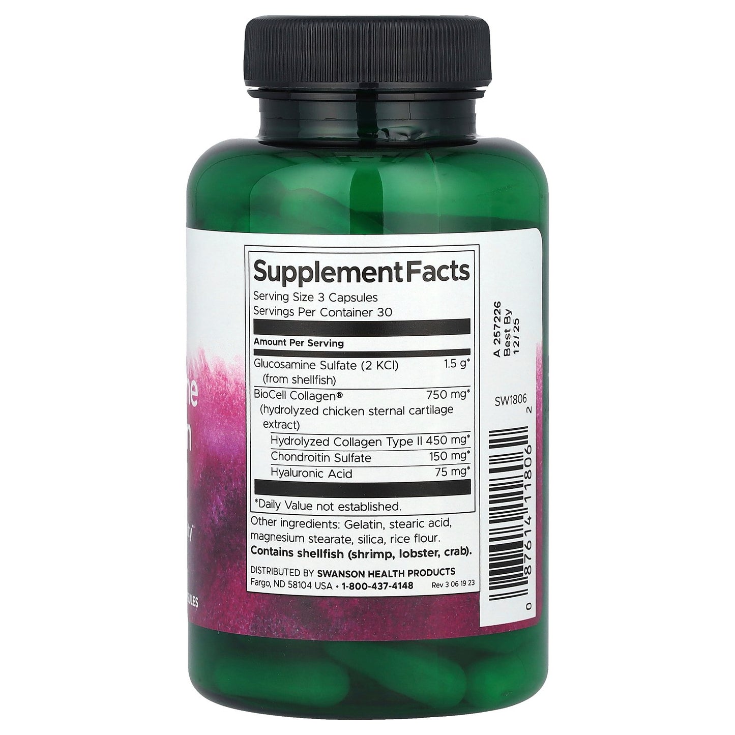 Swanson, Glucosamine & Collagen Type II, 90 Capsules