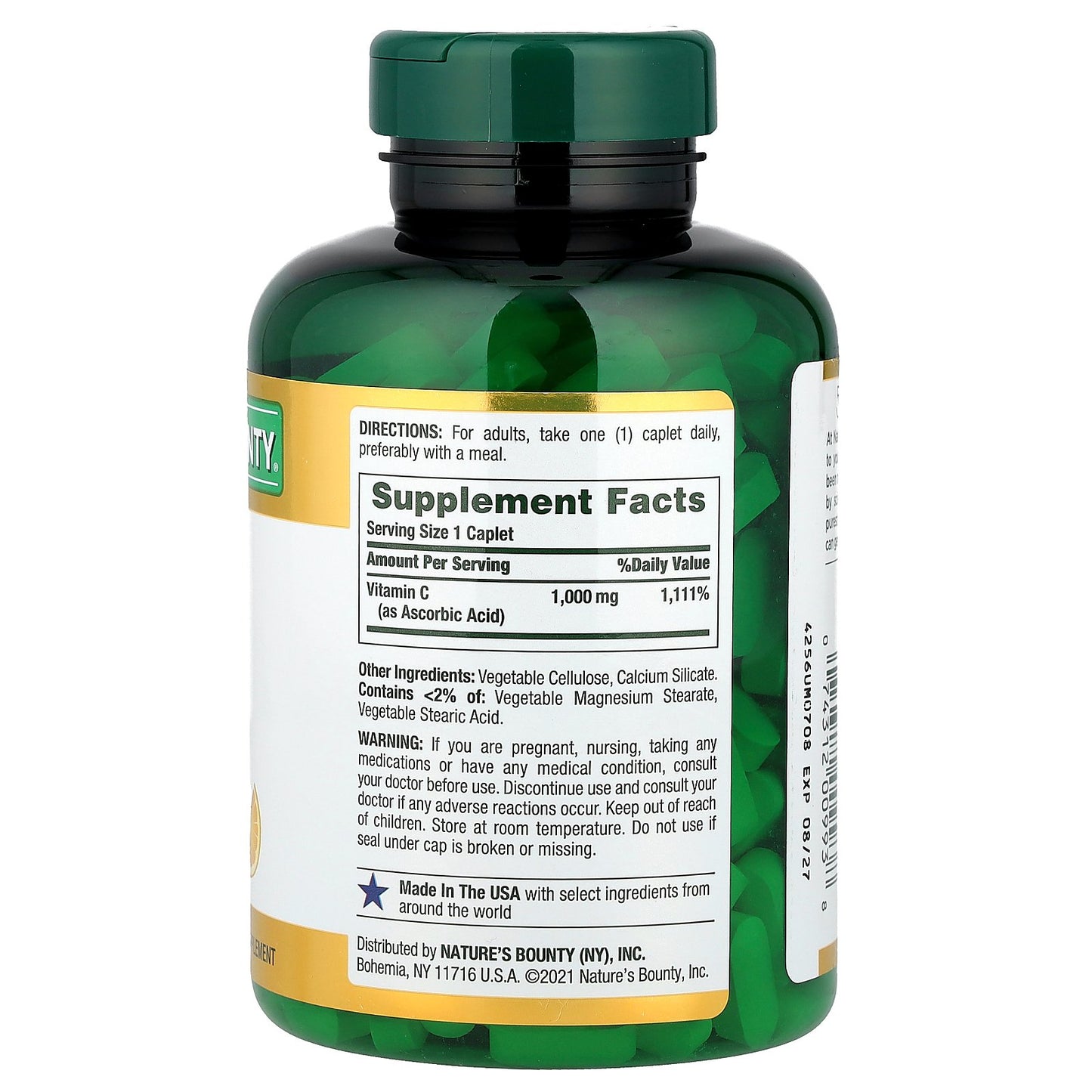 Nature's Bounty, Vitamin C, 1,000 mg, 300 Caplets